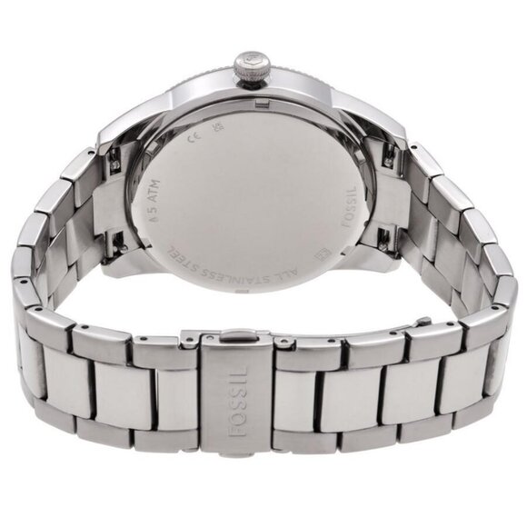 NWT Authentic Fossil Pearson Multifunction Quartz Blue Dial Men's Watch - Picture 3 of 3